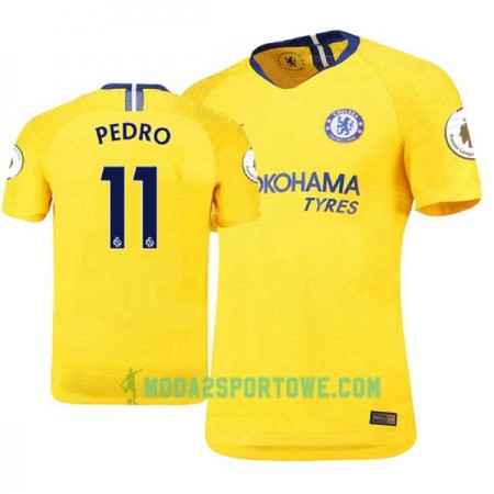 Koszulka Chelsea Pedro 11 Wyjazdowe Stroje Piłkarskie 2018-2019 Krótki Rękaw